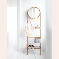 DESPOJADOR / TOALLERO ESCALERA CON ESPEJO - BAMBOO - GUDEE