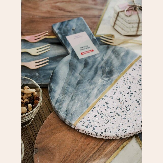 TABLA TYPHOON - MARMOL Y TERRAZZO - 25 CM