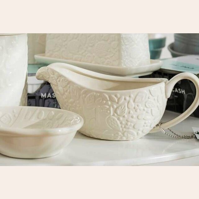 SALSERA DE CERAMICA MASON CASH - CREMA - 400 ML