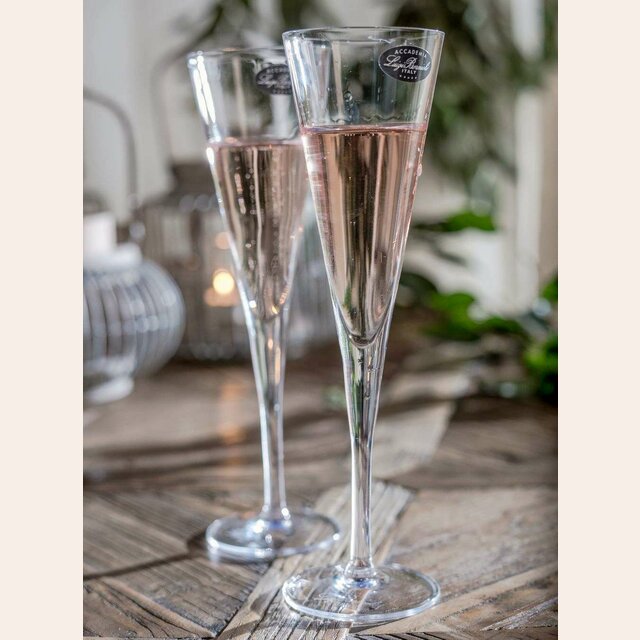 COPA DE CRISTAL BORMIOLI CONICA - CHAMPAGNE - 210 CC