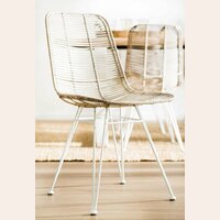 SILLA FLAM - FIBRAS WHITE