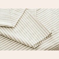 MANTEL 100% ALGODON - RAYAS GRISES - 2.50 X 1.60 MTS
