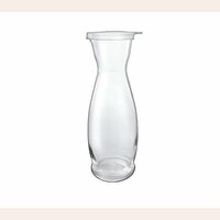 JARRA DE VIDRIO BORGONOVO - TAPA HERMETICA SILICONA -  500 CC