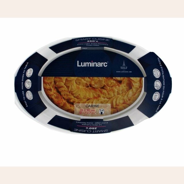 FUENTE OVAL LUMINARC - 32 X 20 CM