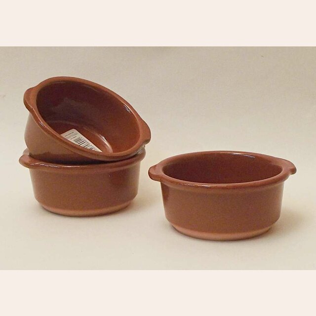 CAZUELA DE BARRO VITRIFICADA CORZANA - 15 CM