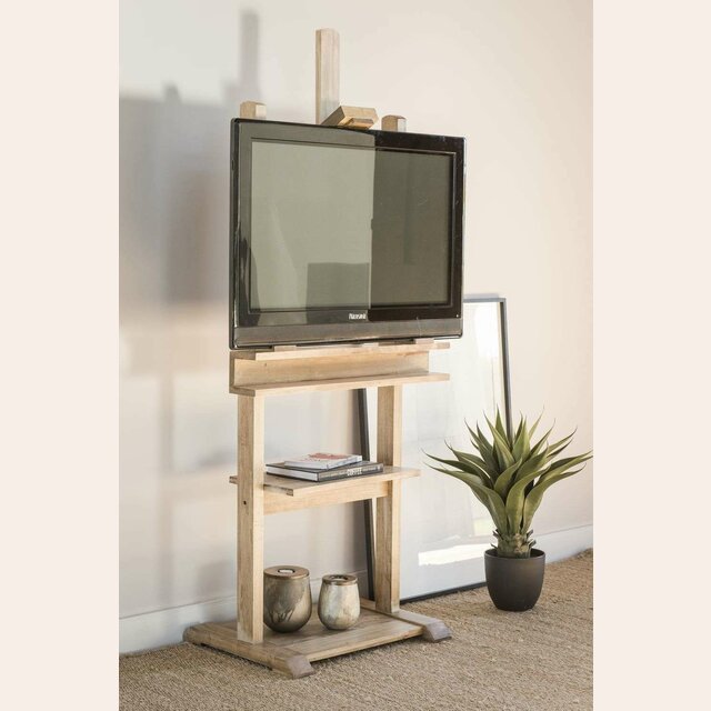 CABALLETE PARA TV - ALAMO NATURAL 