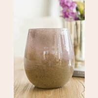 VASIJA DE VIDRIO SAND - ROSA
