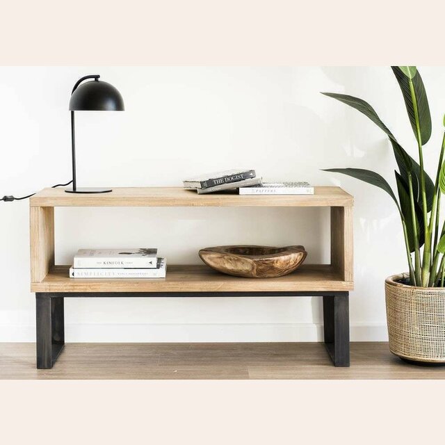 RACK BOSTON - MADERA Y HIERRO