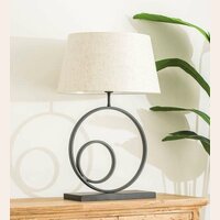 LAMPARA DE MESA OMEGA - NEGRA 