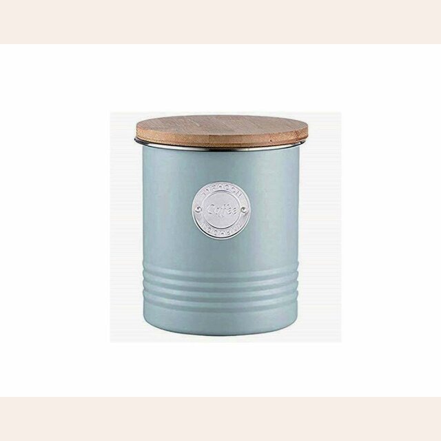 LATA HERMETICA PARA CAFE TYPHOON - CELESTE PASTEL 