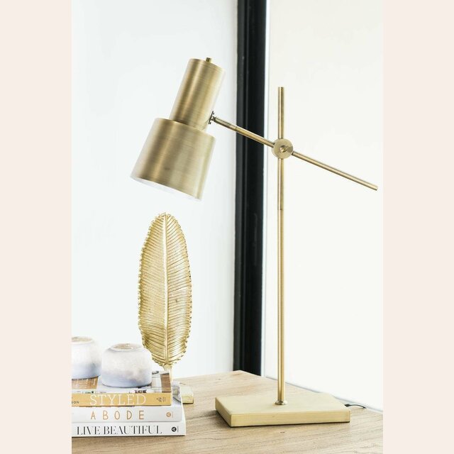 LAMPARA DE MESA PRESTON - GOLD