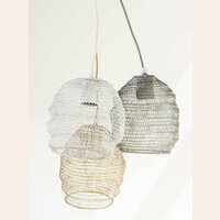 LAMPARA DE TECHO NINA MINI - BLANCA - 18 X 20 CMS