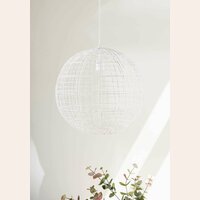 LAMPARA DE TECHO GLOBO WHITE - 46 CMS