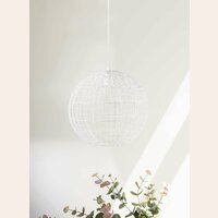 LAMPARA DE TECHO GLOBO WHITE - 35 CMS
