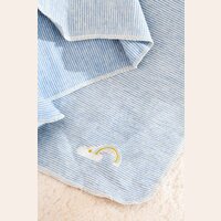 MANTA AUSTRIACA INFANTIL - ARCOIRIS CELESTE