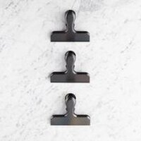 SET 3 CLIPS PARA BOLSAS ACERO INOX TAYLORS - MEDIANOS - NEGRO