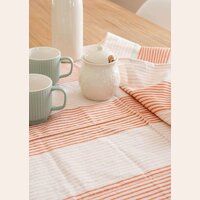 MANTEL / LONA RAYADA - ROSA - 1.50 X 0.90 MTS