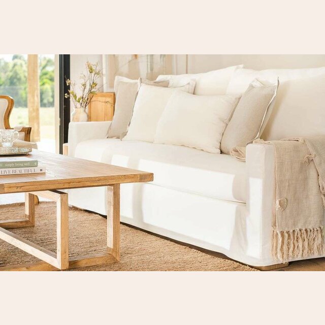 SILLON SOFIA - JEAN BLANCO LAVABLE