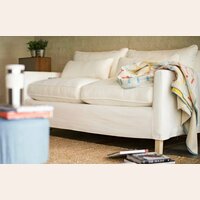 SILLON MILAN - FUNDA LAVABLE JEAN BLANCO - 2 CUERPOS