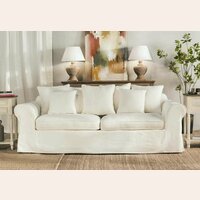 SILLON 7 ALMOHADONES - FUNDA LAVABLE JEAN BLANCO