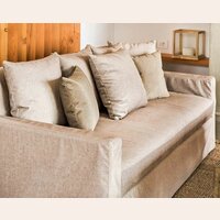 SILLON UMA - 7 ALMOHADONES - TELA LUXE