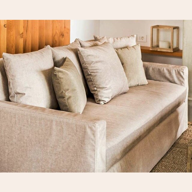 SILLON UMA - 7 ALMOHADONES - TELA LUXE