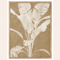 CUADRO PALMA BEIGE 2 - 80 X 60 CMS