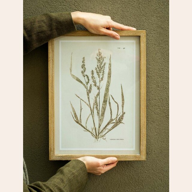 CUADRO HOJITAS SECAS 2 - 40 X 30 CMS