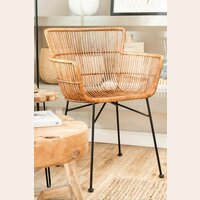 SILLA / BUTACA HONGUITO - FIBRAS Y RATTAN MIEL