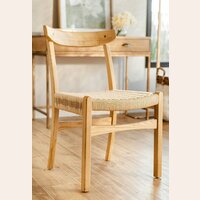 SILLA MALIBU - OLMO NATURAL Y FIBRAS
