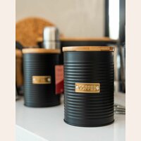 LATA HERMETICA PARA CAFE TYPHOON - NEGRA - 1.4 LTS