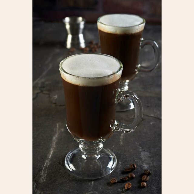 SET 2 JARROS CAPPUCCINO DE VIDRIO IRISH COFFEE - 230 ML