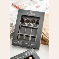 SET 4 CUCHARAS ACERO INOX - VINERS - GREY