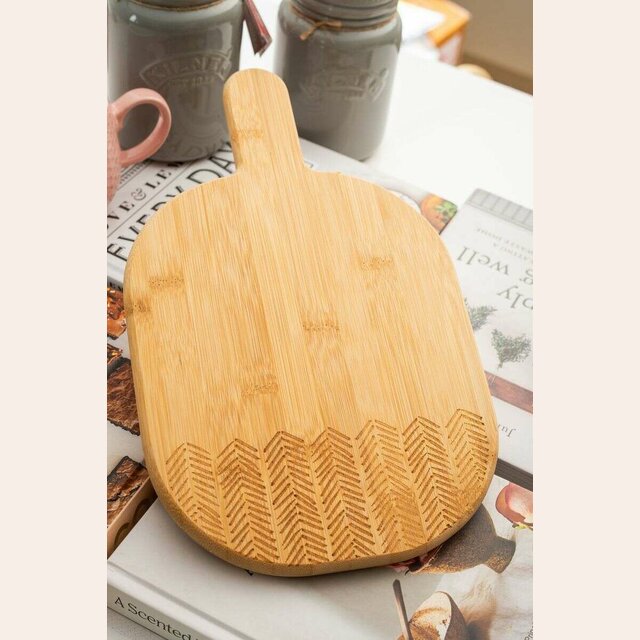 TABLA DE MADERA CON ASA TYPHOON - 25 CMS
