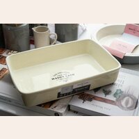 FUENTE DE CERAMICA MASON CASH - CREMA - 31.5 CMS