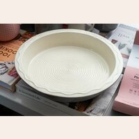 FUENTE DE CERAMICA MASON CASH - REDONDA - CREMA - 29 CMS