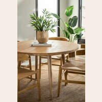 MESA COMEDOR NORDICA - OLMO NATURAL - 1.20 MTS