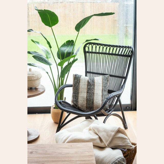 BUTACA DE BAMBOO MONET - SIKA DESIGN - BLACK