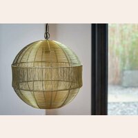 LAMPARA DE TECHO METAL GLOBE