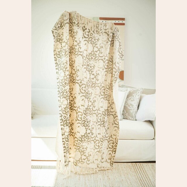 THROW 100% ALGODON ESTAMPADO - 1.70 X 1.30 MTS