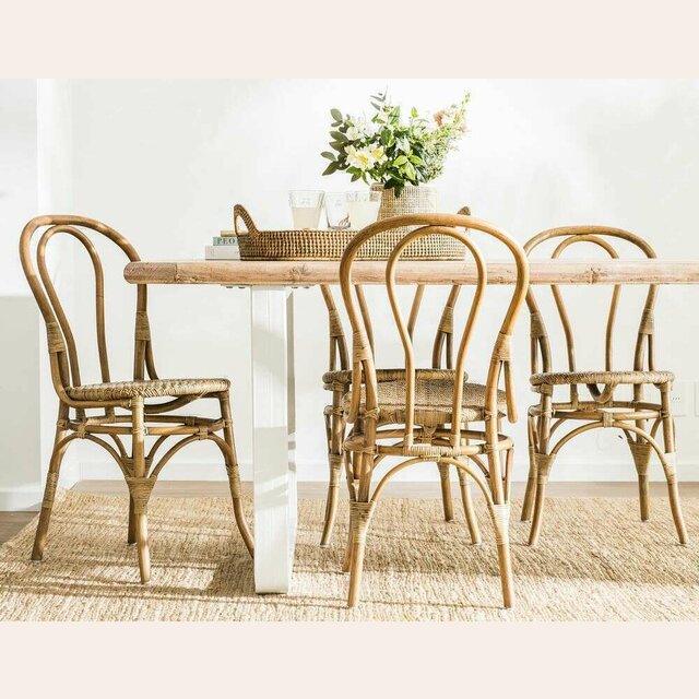 SILLA AMALIA - BAMBOO Y RATTAN - SIKA DESIGN