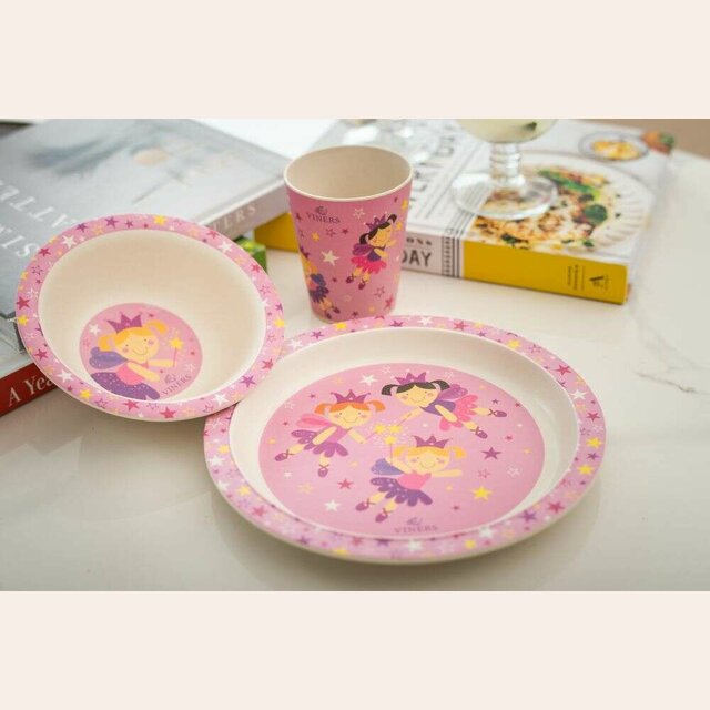 SET DE VAJILLA ECOLOGICA - KIDS - HADAS