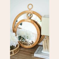 ESPEJO REDONDO DE BAMBOO - SIKA DESIGN - 40 CMS