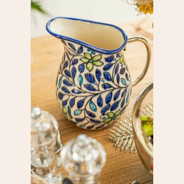 JARRA DE CERAMICA PINTADA A MANO 