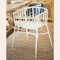BUTACA / SILLA DE METAL WHITE