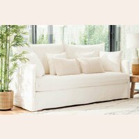 SILLON JOAQUINA - FUNDA DESMONTABLE JEAN BLANCO