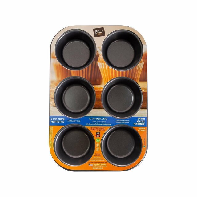 MOLDE PARA MUFFINS - 6 MUFFINS