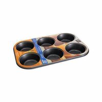 MOLDE PARA MUFFINS BAKERS SECRET - 6 MUFFINS