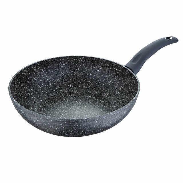WOK BERGNER ALUMINIO FORJADO Y ANTIADHERENTE - 28 CMS