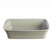 FUENTE DE CERAMICA RECTANGULAR MASON CASH - GRIS - 31 CMS